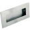 Loops Low Profile Recessed Flush Pull 102 x 51mm 10mm Depth Satin Stainless Steel 1