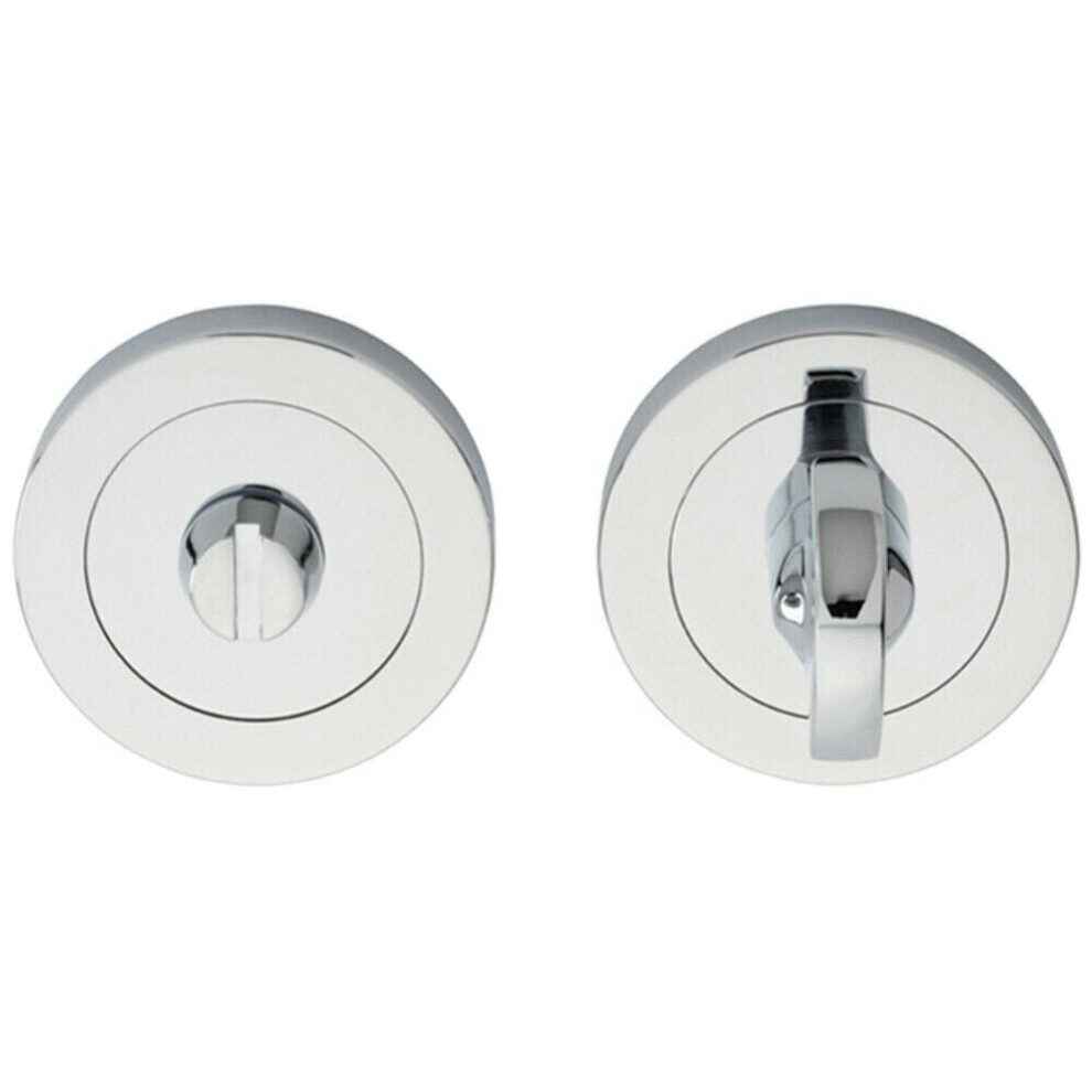 Thumbturn Lock And Release Handle Concealed Fix 80mm Spindle Polished Chrome