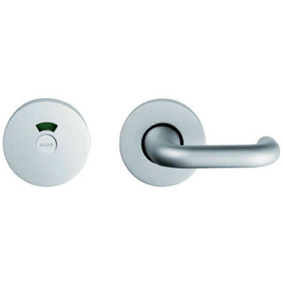 Loops Disabled Lock And Release Handle With Indicator Satin Anodised Aluminium