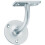 Loops Heavyweight Handrail Bannister Bracket 80mm Projection Satin Chrome 1