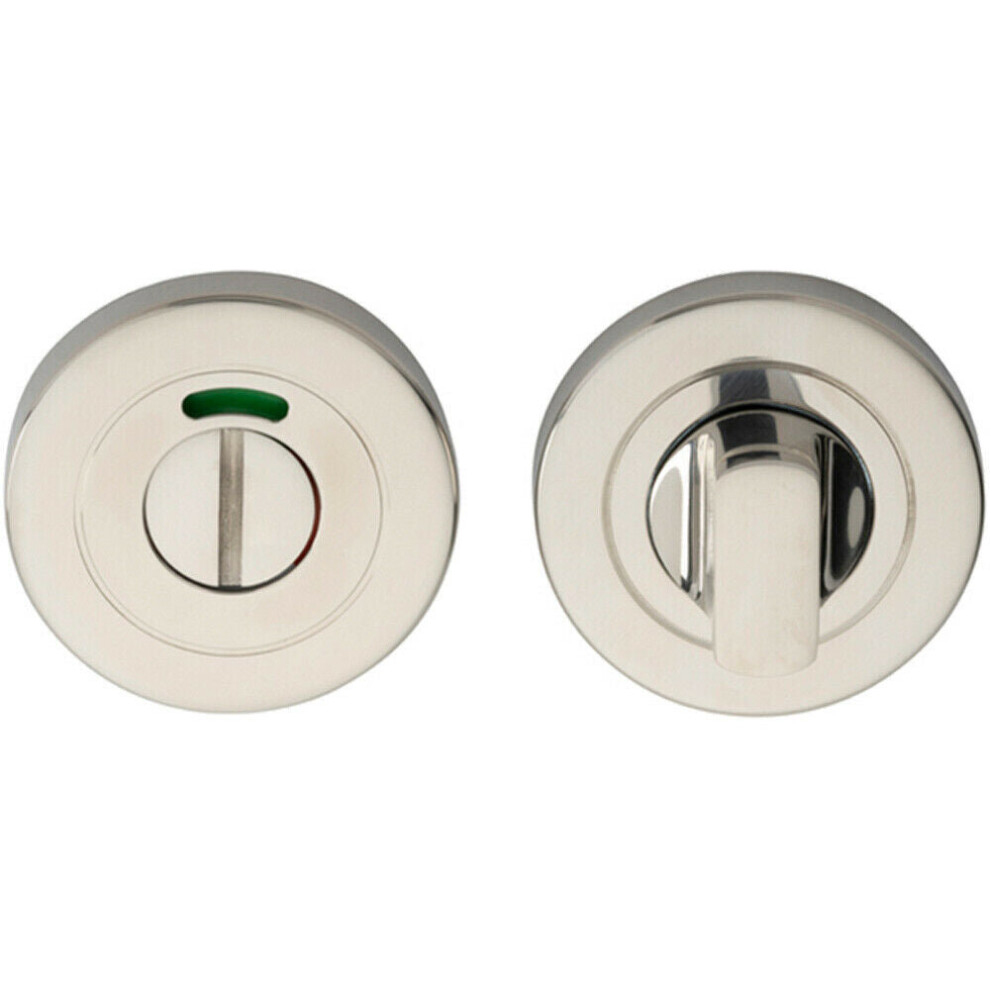 Thumbturn Lock And Release Handle With Indicator Concealed Fix Bright Steel