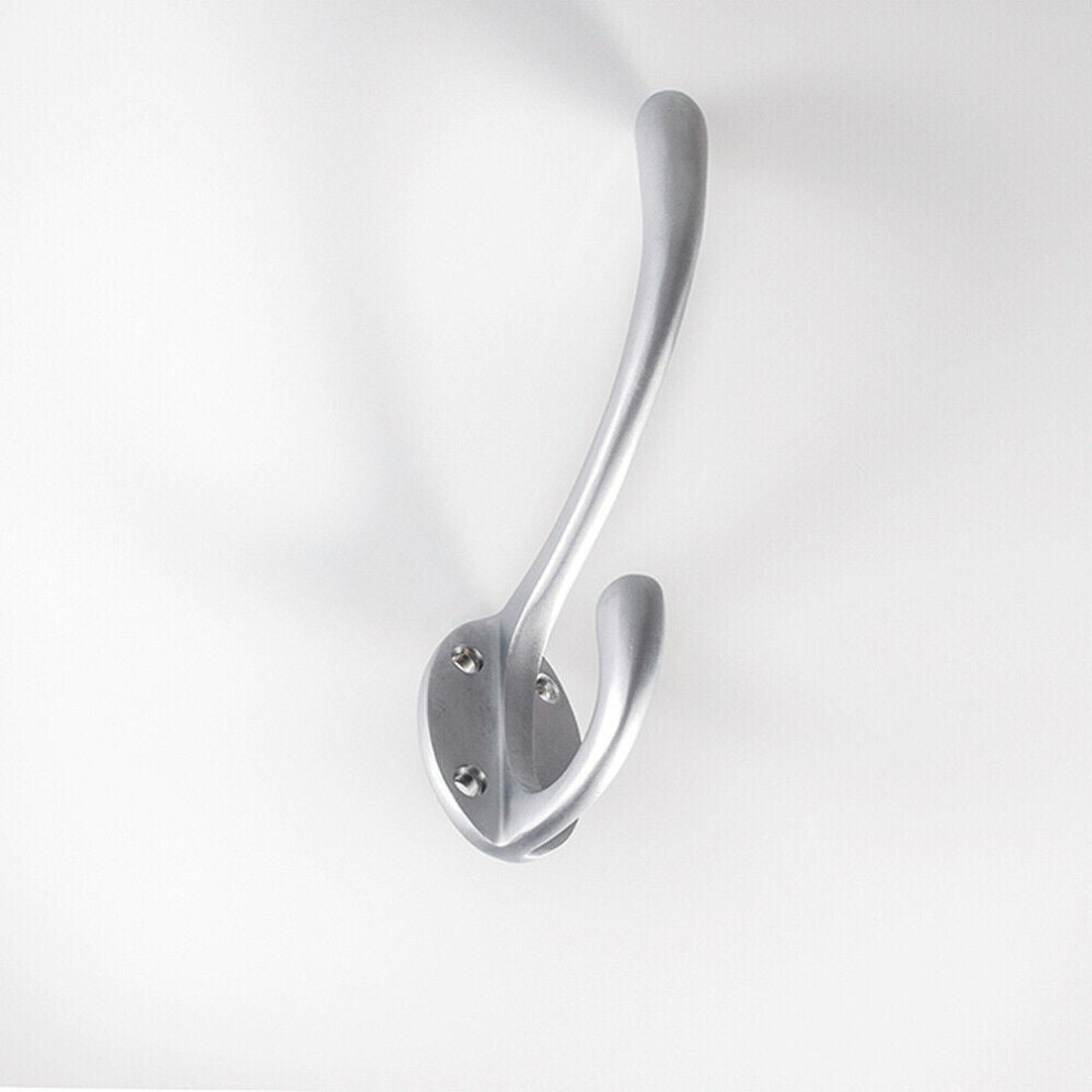 Loops Heavyweight One Piece Hat & Coat Hook 76Mm Projection Satin Chrome