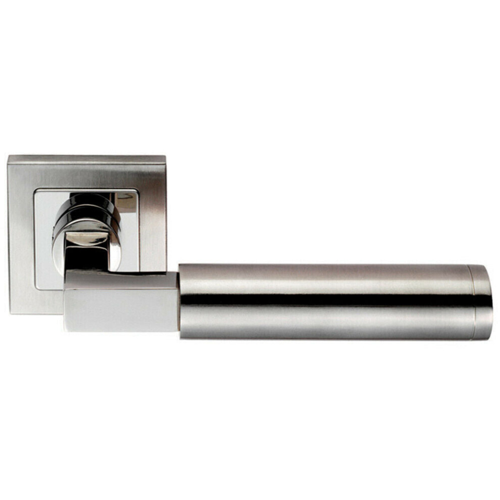 Loops Pair Square Cut Mitred Bar Handle Concealed Fix Polished & Satin Steel