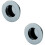 Loops 2x Circular Low Profile Recesesd Flush Pull 50mm Diameter Bright Stainless Steel 1