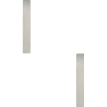 2x Plain Door Finger Plate 650 x 75mm Satin Stainless Steel Push Plate