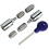 Loops Sash Window Stop Lock Set with Key 25 x 16mm Window Restrictor Chrome 1