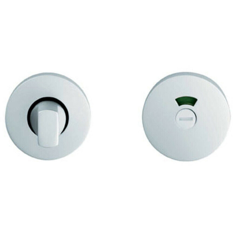 Thumbturn Lock And Release Handle With Indicator Satin Anodised Aluminium
