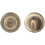 Loops Thumbturn Lock and Release Handle Beveled Edge Concealed Fix Antique Brass 1