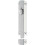 Loops Surface Mounted Flat Sliding Door Bolt Lock 102 x 36mm Polished Chrome 1