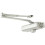 Loops Fixed Power Overhead Door Closer 180 Degree Opening 60kg Doors Silver 1