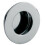 Loops Circular Low Profile Recessed Flush Pull 80mm Diameter Bright Stainless Steel 1