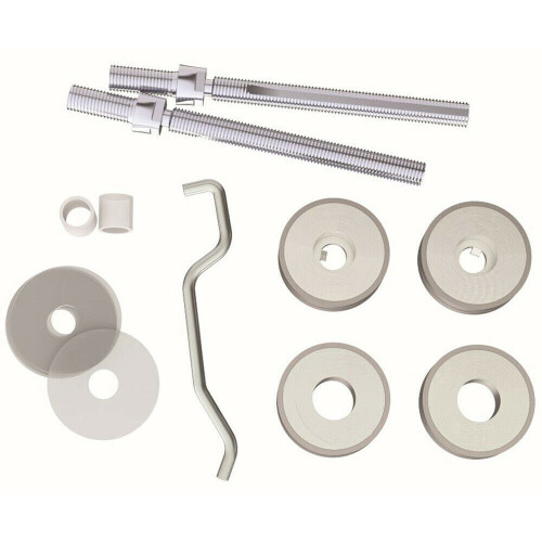 Loops Back To Back Pull Handle Fixing Pack Set 19mm Diameter Satin Stainless Steel