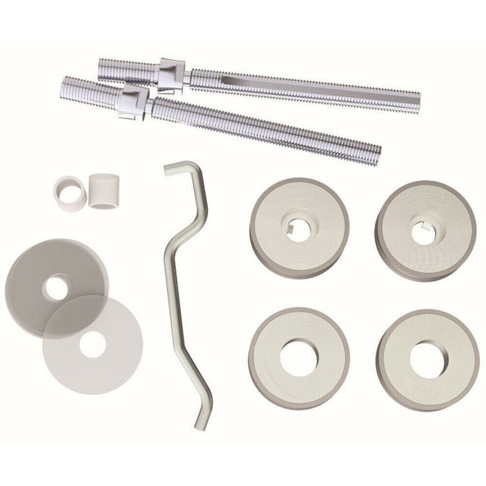 Loops Back To Back Pull Handle Fixing Pack Set 19Mm Diameter Satin Stainless Steel