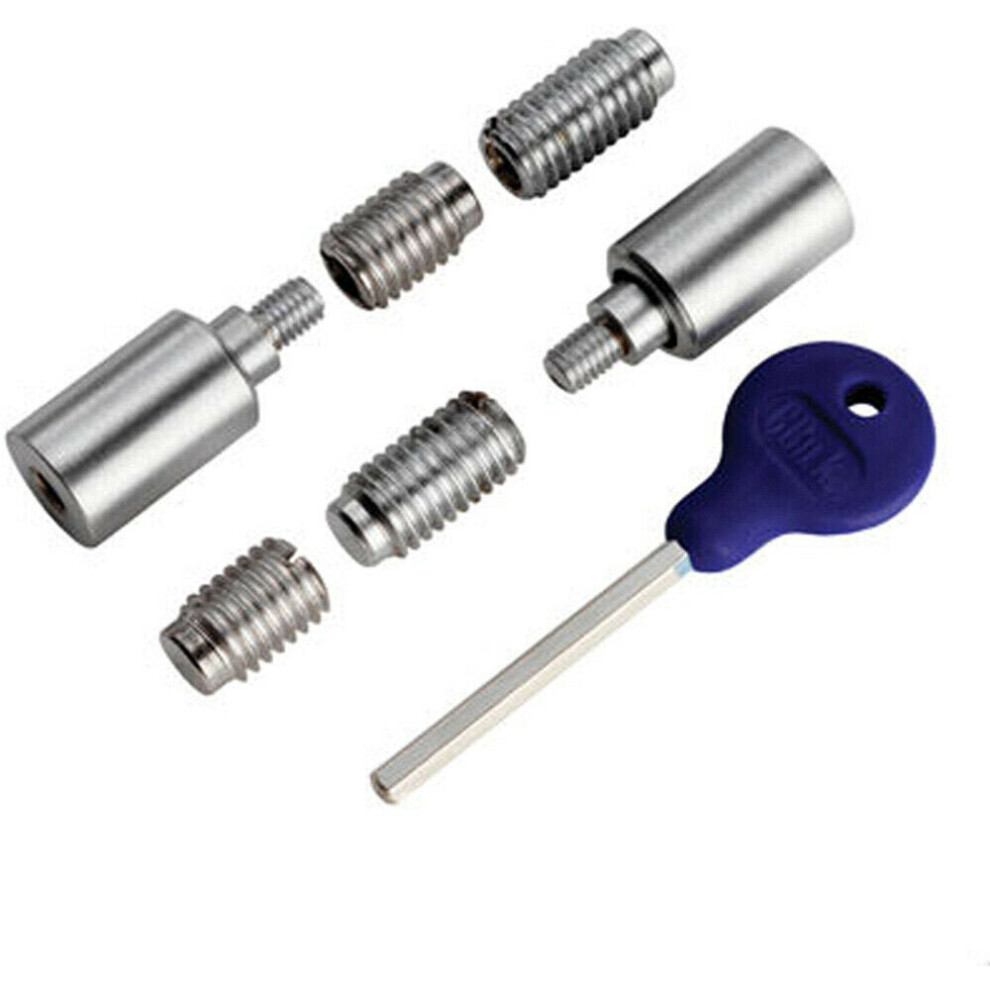 Sash Window Stop Lock Set With Key 25 X 16Mm Window Restrictor Satin Chrome 5056492571493