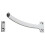 Loops PAIR Quadrant Arm Casement Window Stay 150mm Polished Chrome Window Fitting 1