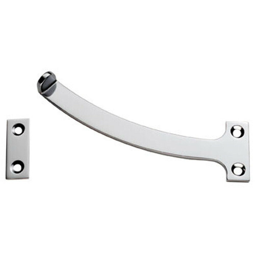 Loops PAIR Quadrant Arm Casement Window Stay 150mm Polished Chrome Window Fitting