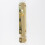 Loops Surface Mounted Flat Sliding Door Bolt Lock 152 x 35mm Polished Brass 1