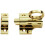Loops Sprung Fanlight Window Catch 33mm Fixing Centres Polished Brass Loft Window 1