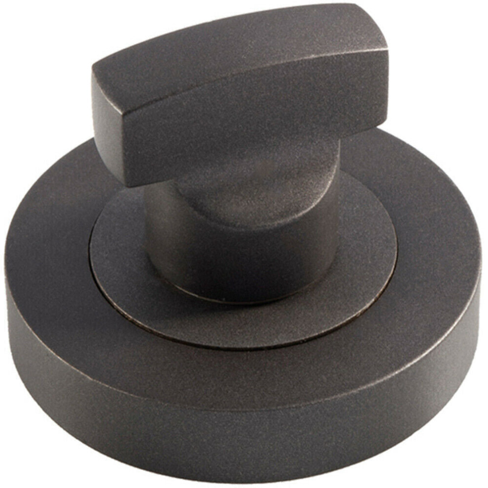 Thumbturn Lock and Release Handle Concealed Fix Round Rose Matt Bronze