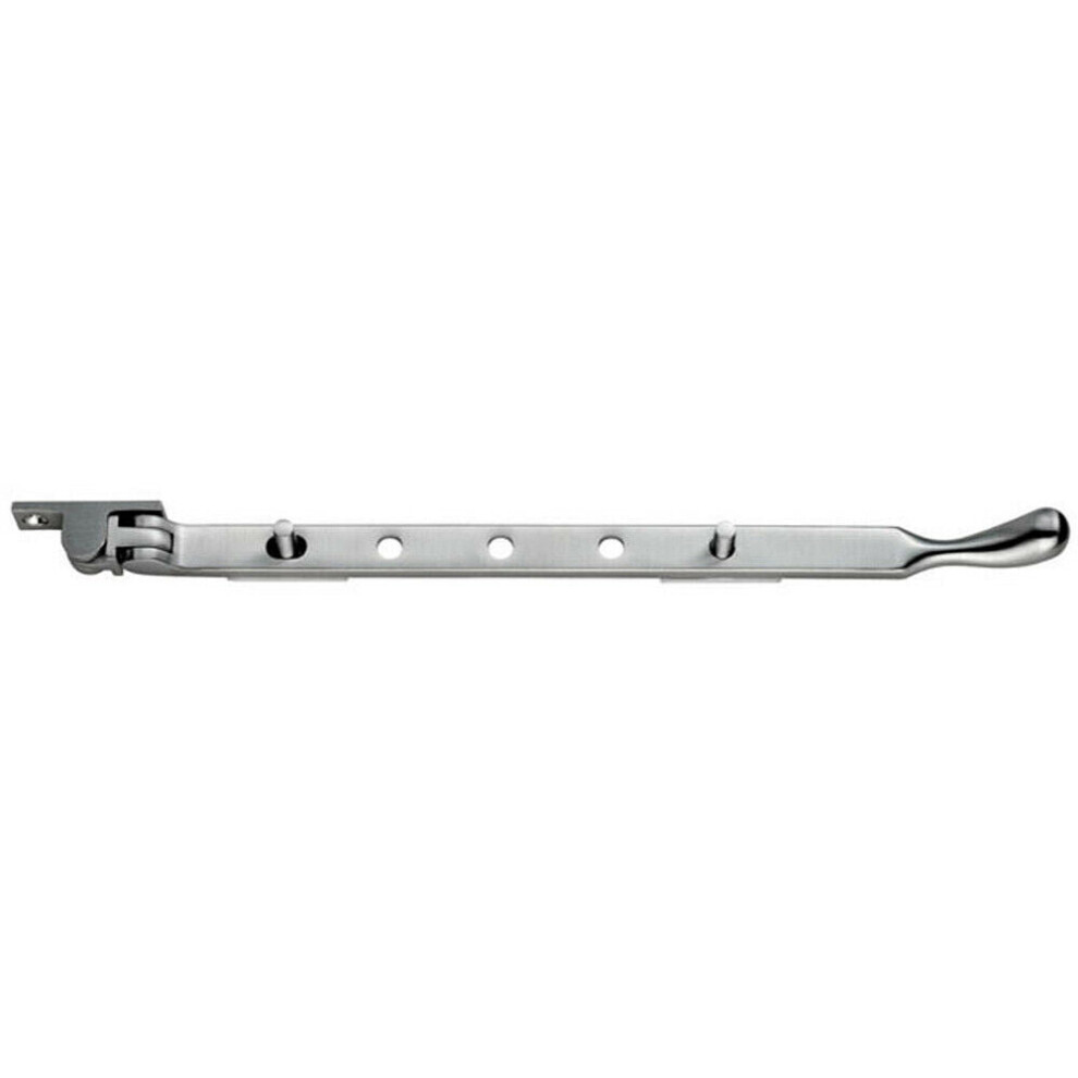 Bulb Ended Casement Window Stay 314 X 30Mm Satin Chrome Pear Drop Stay 5056492577150