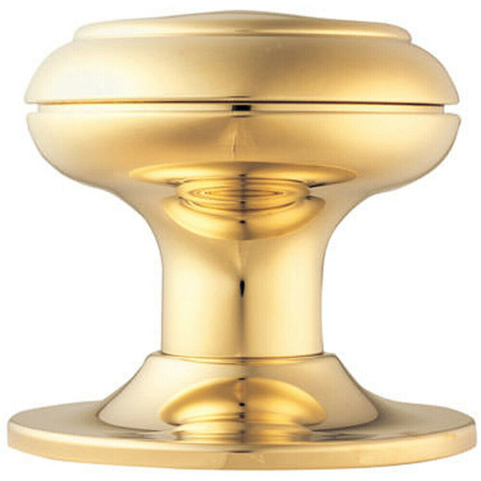 Loops 76Mm Large Centre Door Knob Stainless Brass Outdoor External Front Door Handle
