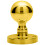Loops PAIR Solid Ball Mortice Door Knob 45mm Diameter Polished Brass Door Handle 1