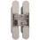 Loops 134 x 24mm Concealed Medium Duty Hinge Fits Unrebated Doors Nickel Plated 1