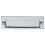Loops Inward Opening Letter Plate with Knocker 226mm Fixing Centres Polished Chrome 1