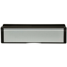 All in one Intumescent Letterbox Assembly 242mm Fixing Centres Polished Chrome
