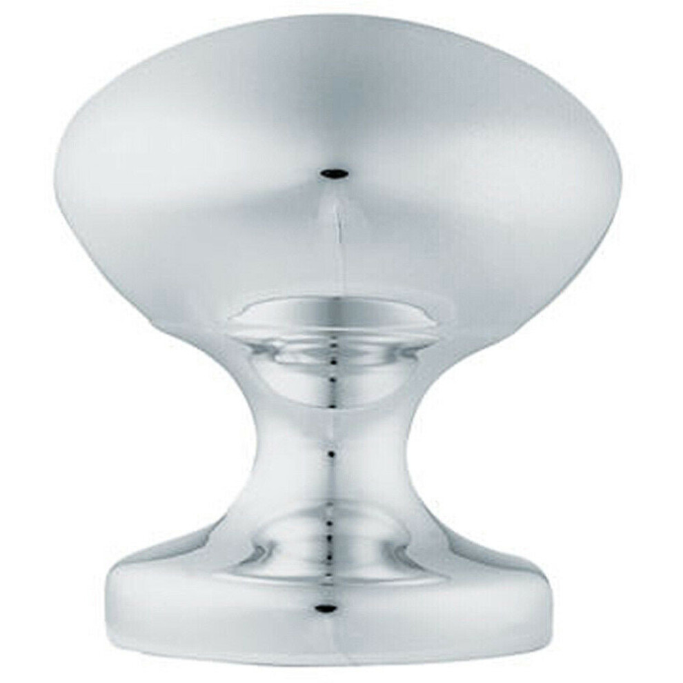 Loops 57Mm Octagonal Centre Door Knob Victorian Polished Chrome Outdoor Handle