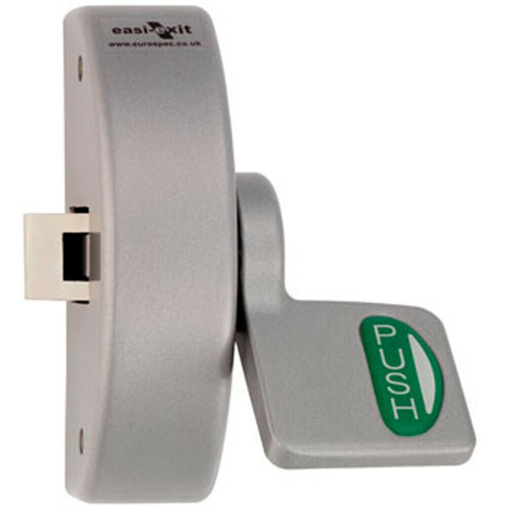 Narrow Style Emergency Exit Push Pad Latch Push to Release 132 x 36mm Silver