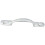 Loops Sash Window Bow Shaped Lift Handle 158 x 12mm 30mm Proj Polished Chrome 1