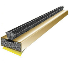 25 PACK Fire & Smoke Door Strip 2100 x 15 x 4mm Intumescent Fire Stop Brown