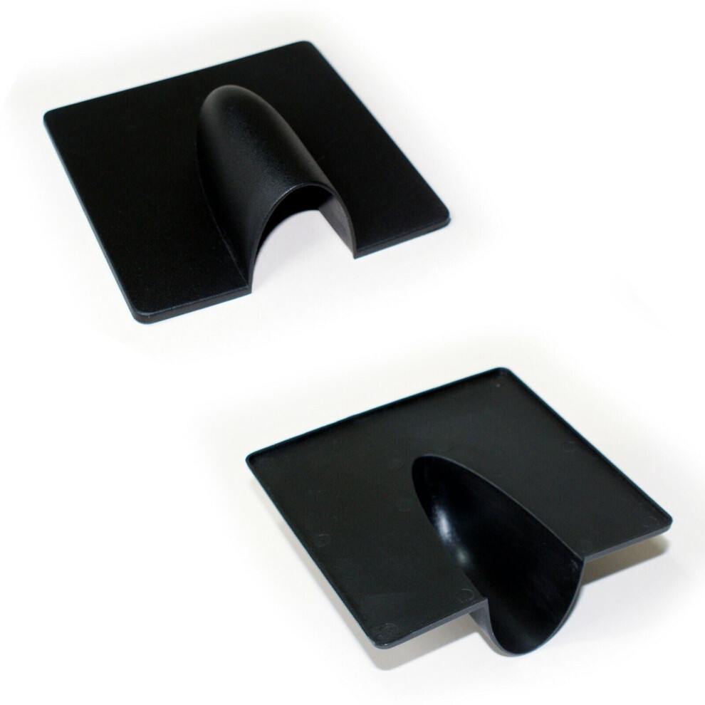 X20 Black Brick Buster Plate Cable Blow Out Grommet/Roman Nose Aerial Coax Sky 5055538122958