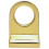 Loops Cylinder Latch Pull Night Latch Door Handle 72 x 48mm Polished Brass 1