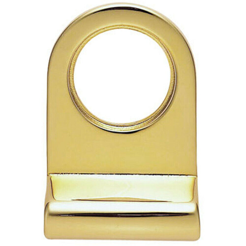 Loops Cylinder Latch Pull Night Latch Door Handle 72 x 48mm Polished Brass