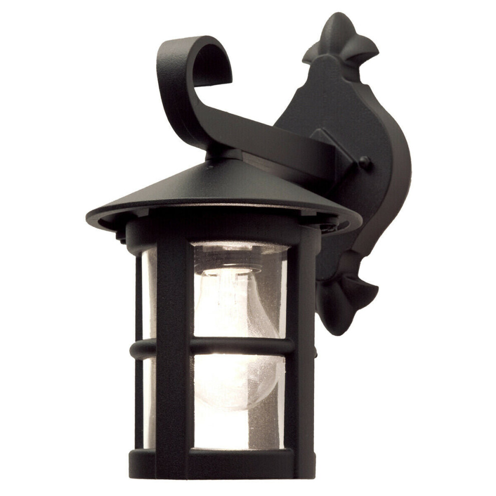Loops Ip43 Wall Sconce Led E27 100W Bulb External D00204 Light/Black