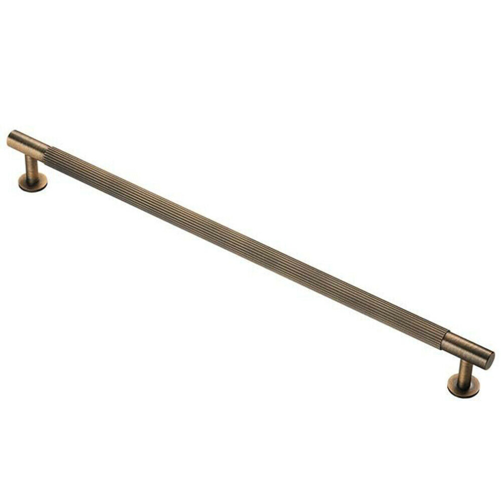 Oval Knobbed Espagnolette Set 118 x 24.5mm Fixing Centres Polished Brass
