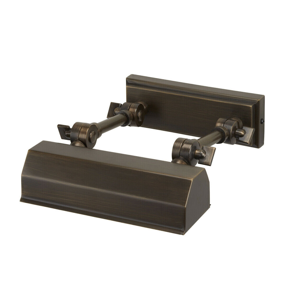 Loops Singleadjustable Joints Directional Picture Light Dark Bronze Led E14 40W