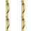 Loops 4x Curved Right Handed Door Pull Handle Engraved with 'Pull' Polished Brass 1