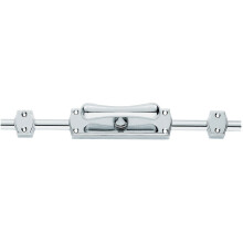 T Bar Handled Espagnolette Set 140 x 38mm Backplate Polished Chrome
