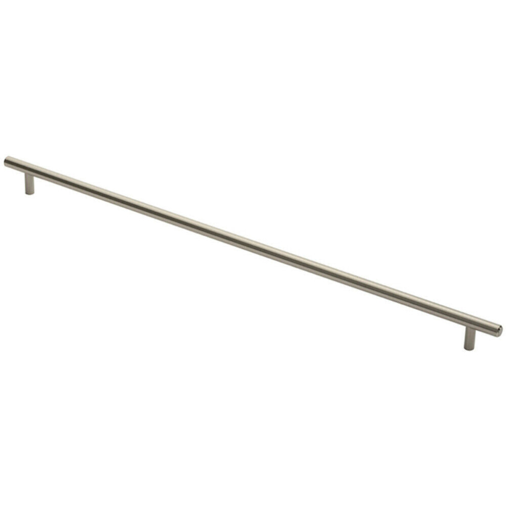 Loops Round T Bar Cabinet Pull Handle 572 X 12Mm 512Mm Fixing Centres Satin Nickel