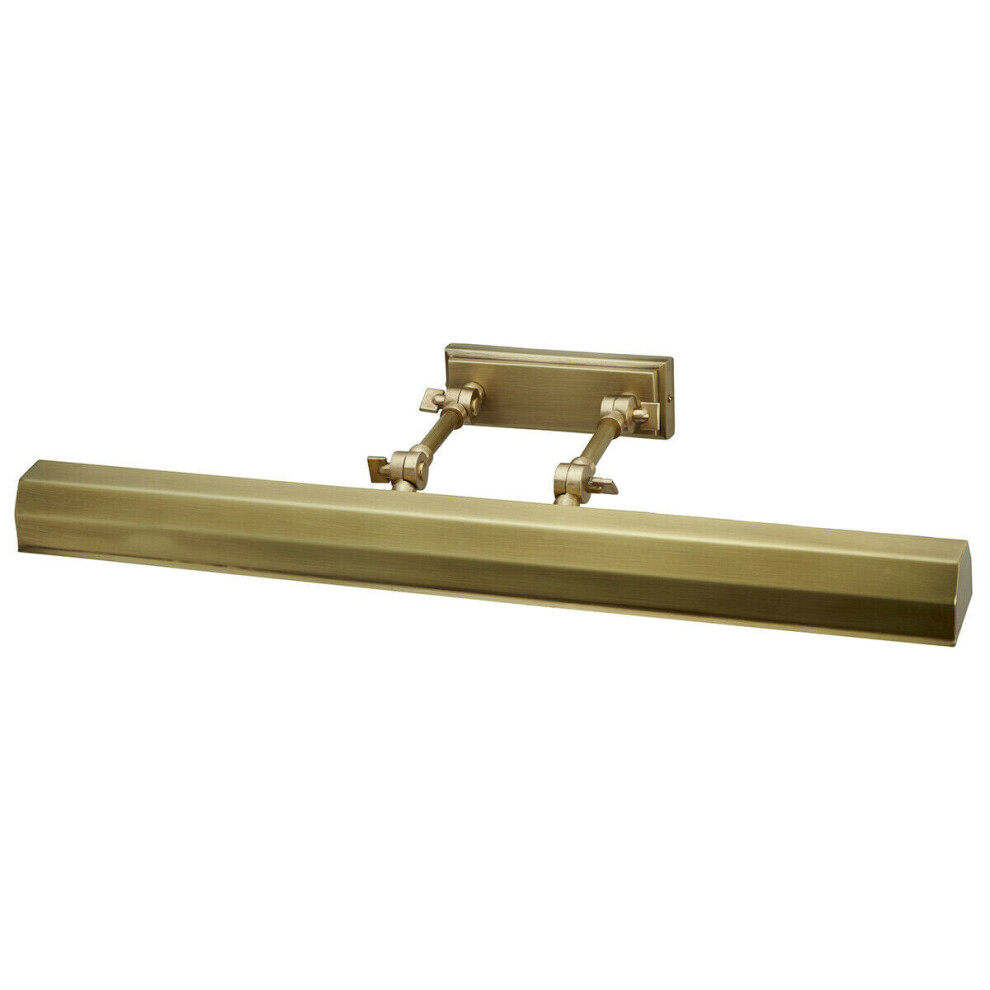 Loops 4 Bulb Adjustable Joints Directional Picture Light Aged Brass Led E14 40W
