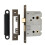 Loops Locking Bathroom Door Sashlock Latch Square Forend 76mm Matt Bronze 1