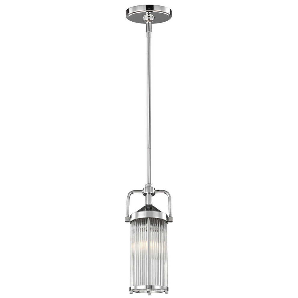 Loops Ip44 Ceiling Pendant Light Secure Glass Tube Shades In Rows Chrome Led G9 3.5W