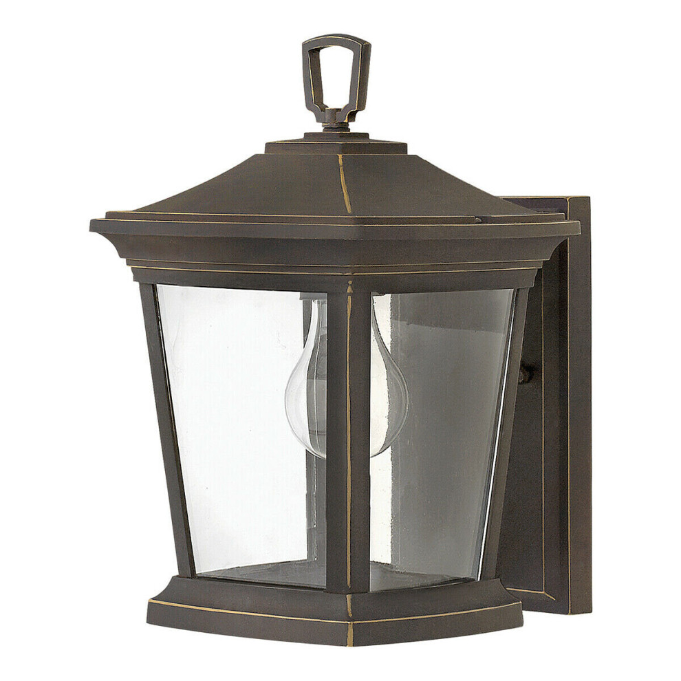 Loops Outdoor Ip44 Wall Oil Rubbed Led E27 60W Light/Bronze