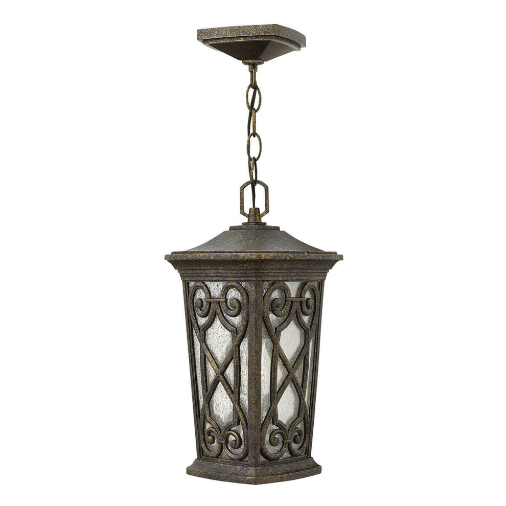 Outdoor IP44 1 Bulb Chain Lantern Autumn LED E27 100W Bulb Light Fitting