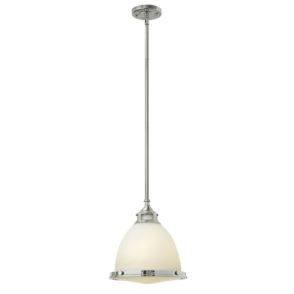 Loops 1 Bulb Ceiling Pendant Light Fitting Chrome Led E27 100W Bulb