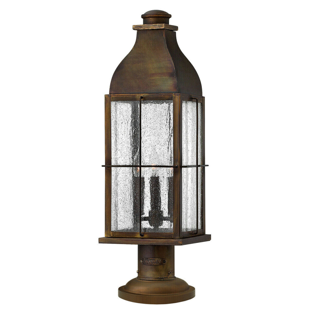 Outdoor IP44 3 Bulb Wall Ground Pedestal Light Sienna LED E14 60W d01175