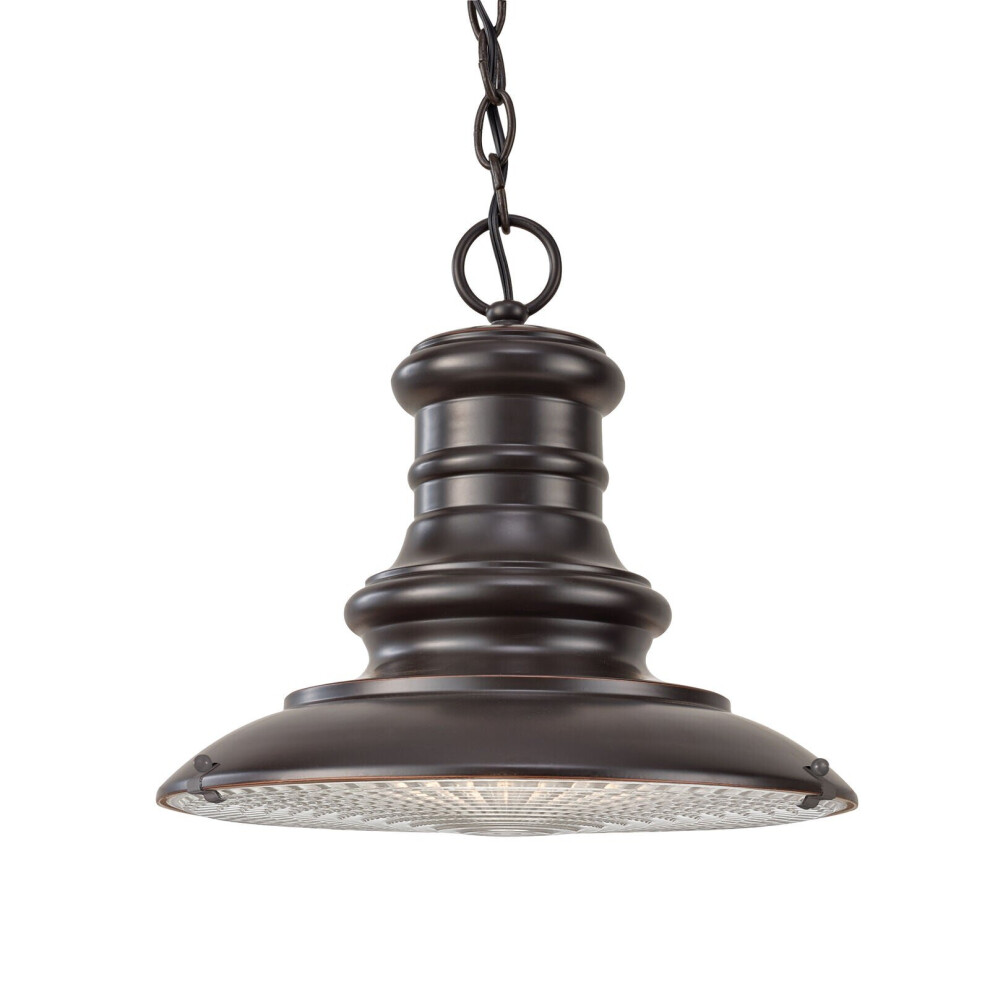 Loops Ip23 1 Bulb Chain Lantern Restoration Led E27 100W Bronze